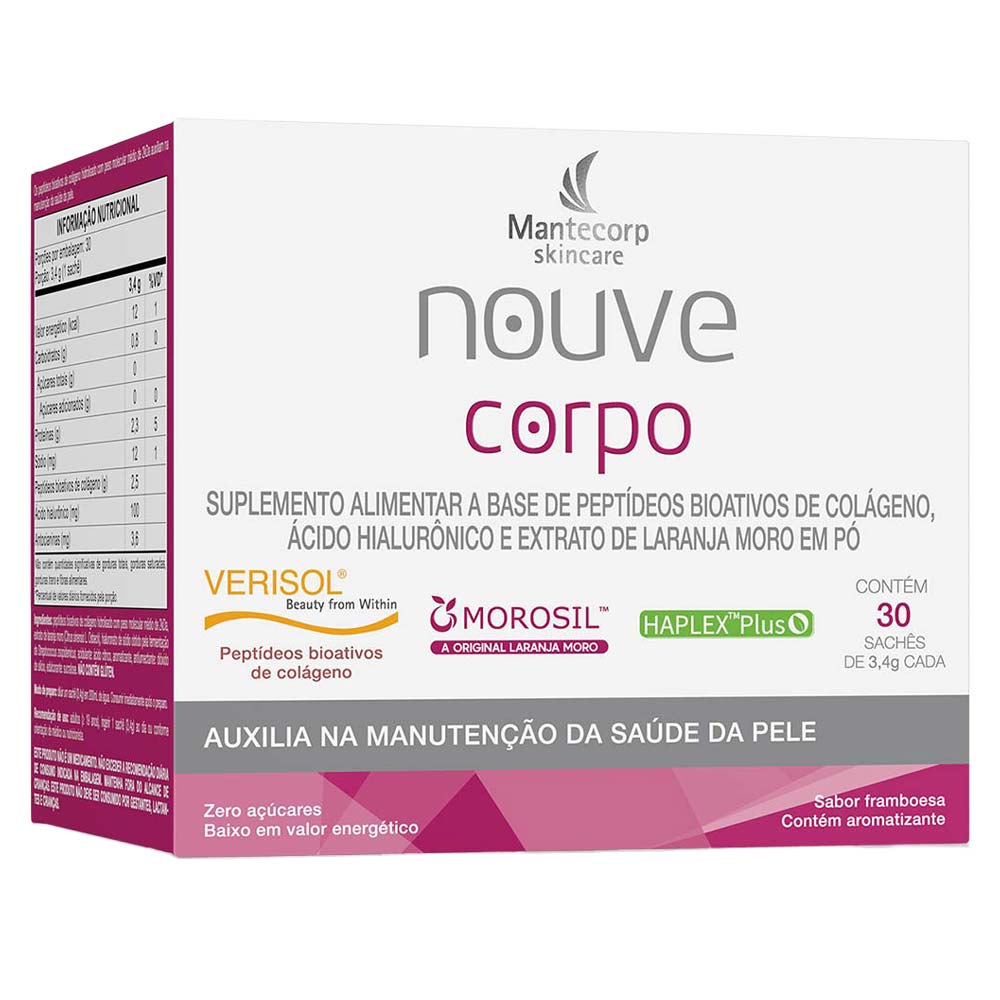 Miniatura Suplemento Alimentar Mantecorp - Nouve Corpo 30 Sachês