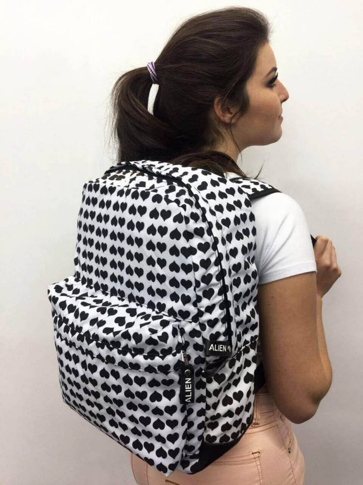 Miniatura Mochila Alien Hearts Personalizada