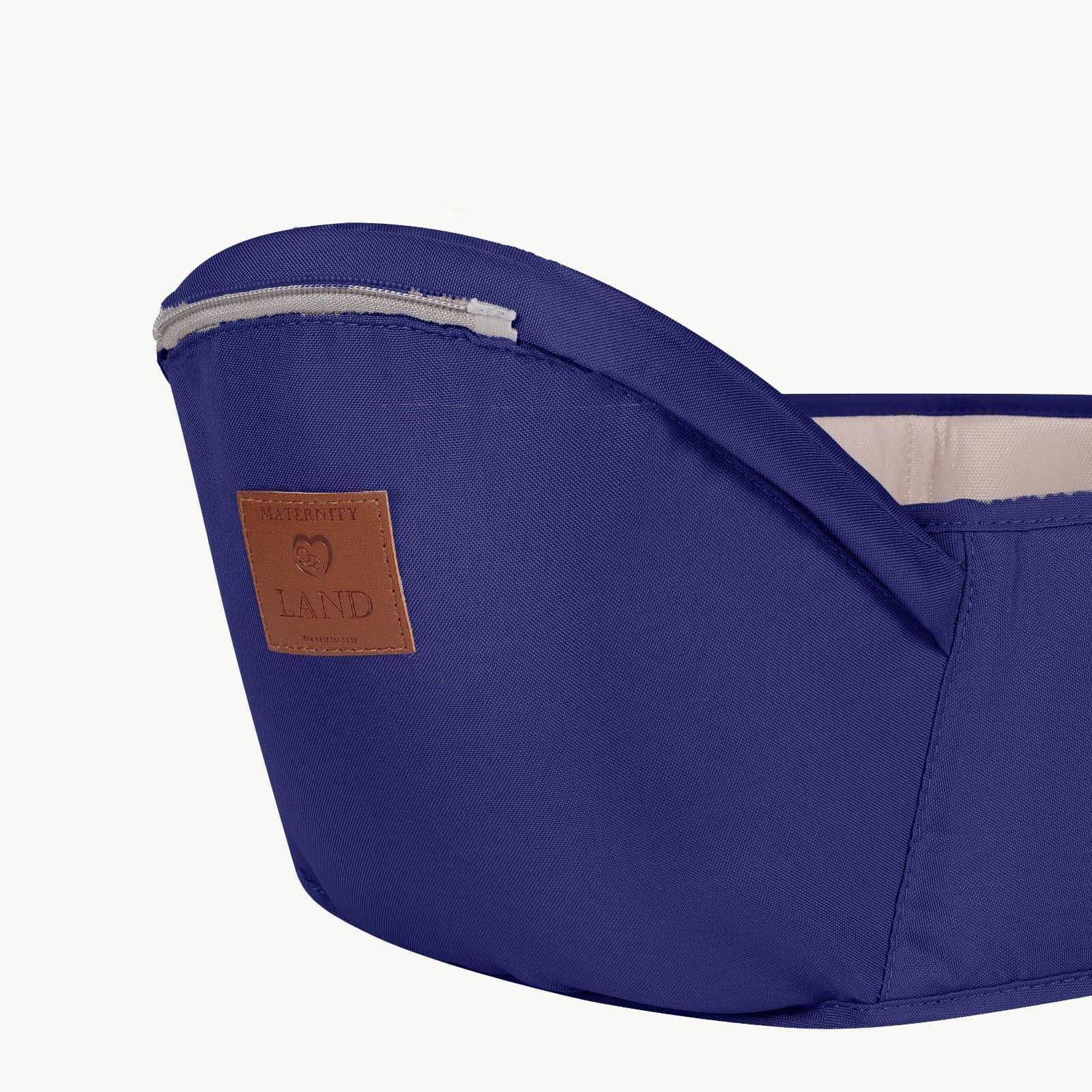 Miniatura Canguru Ergonômico 12 Posições Bebê Com Assento 3 Em 1 Azul