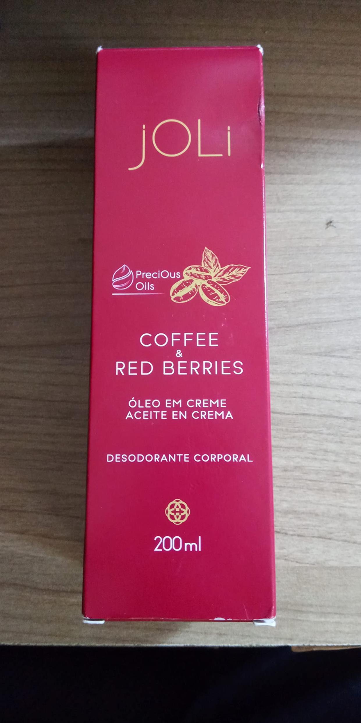 Joli Óleo Em Creme Café E Frutas Vermelhas Hinode 200Ml