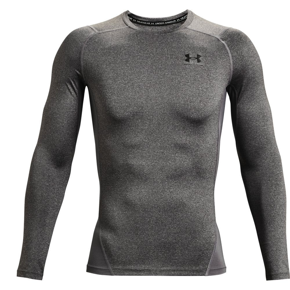 Miniatura Camiseta Compressão de Treino Masculina Under Armour HG Comp LS Cinza - 2GG