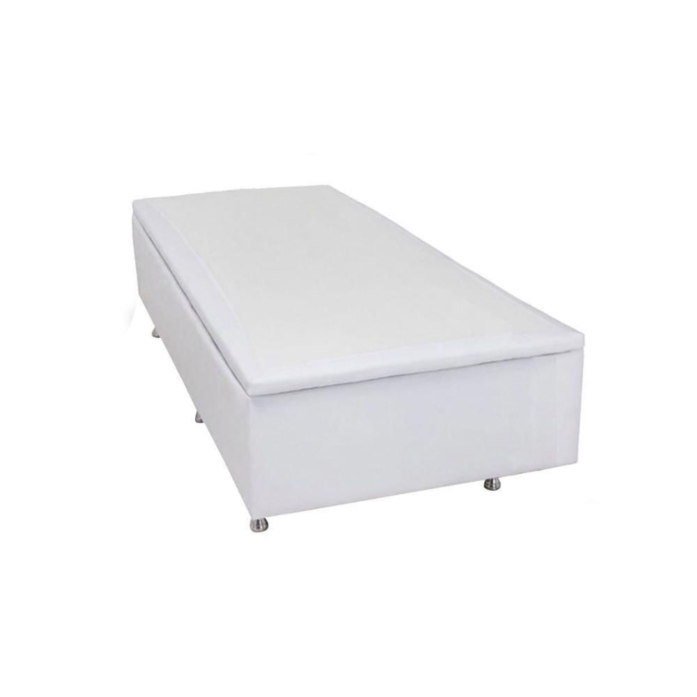 Cama Box Baú Casal Universal Courano White (138x188x35) - Ortobom