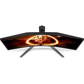Miniatura Monitor Gamer Curvo 34" LED AOC AGON U34G4C/57 Ultrawide QHD 180Hz 0,5ms Preto e Cinza