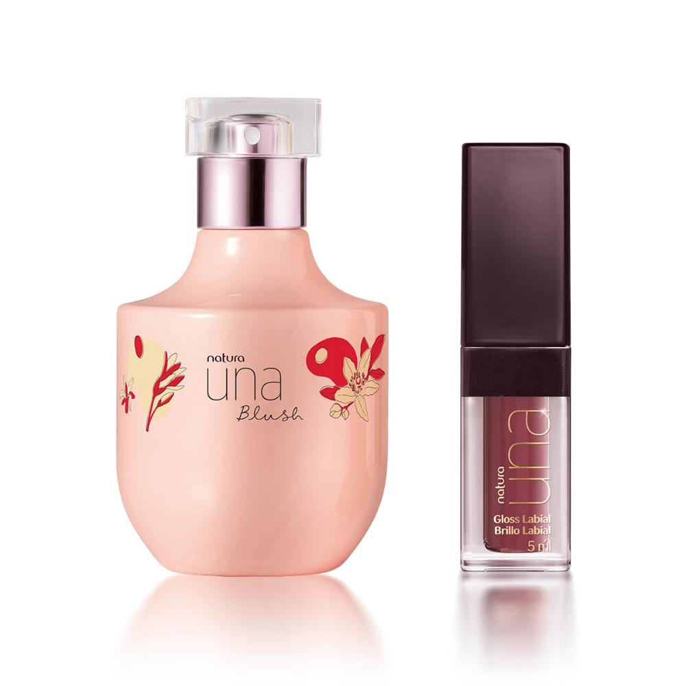Presente Una Blush com Gloss