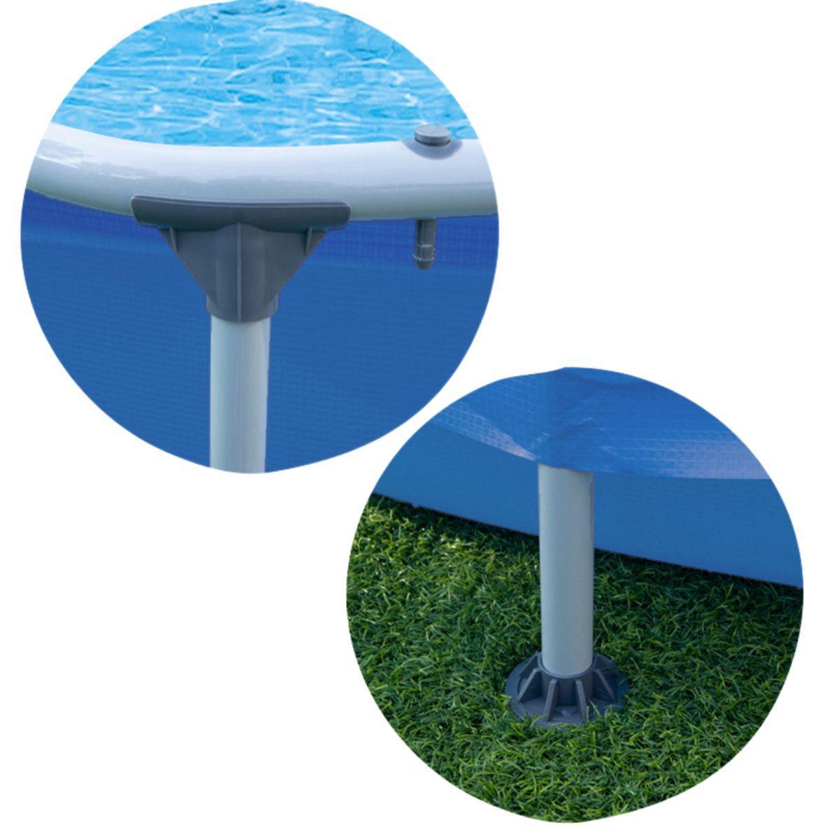 Piscina 6800 Litros Estruturada Com Válvula De Drenagem
