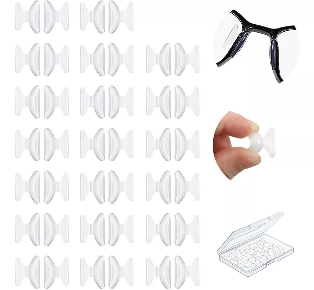 Plaqueta Silicone Acetato Óculos Preta Lua 3,5mm