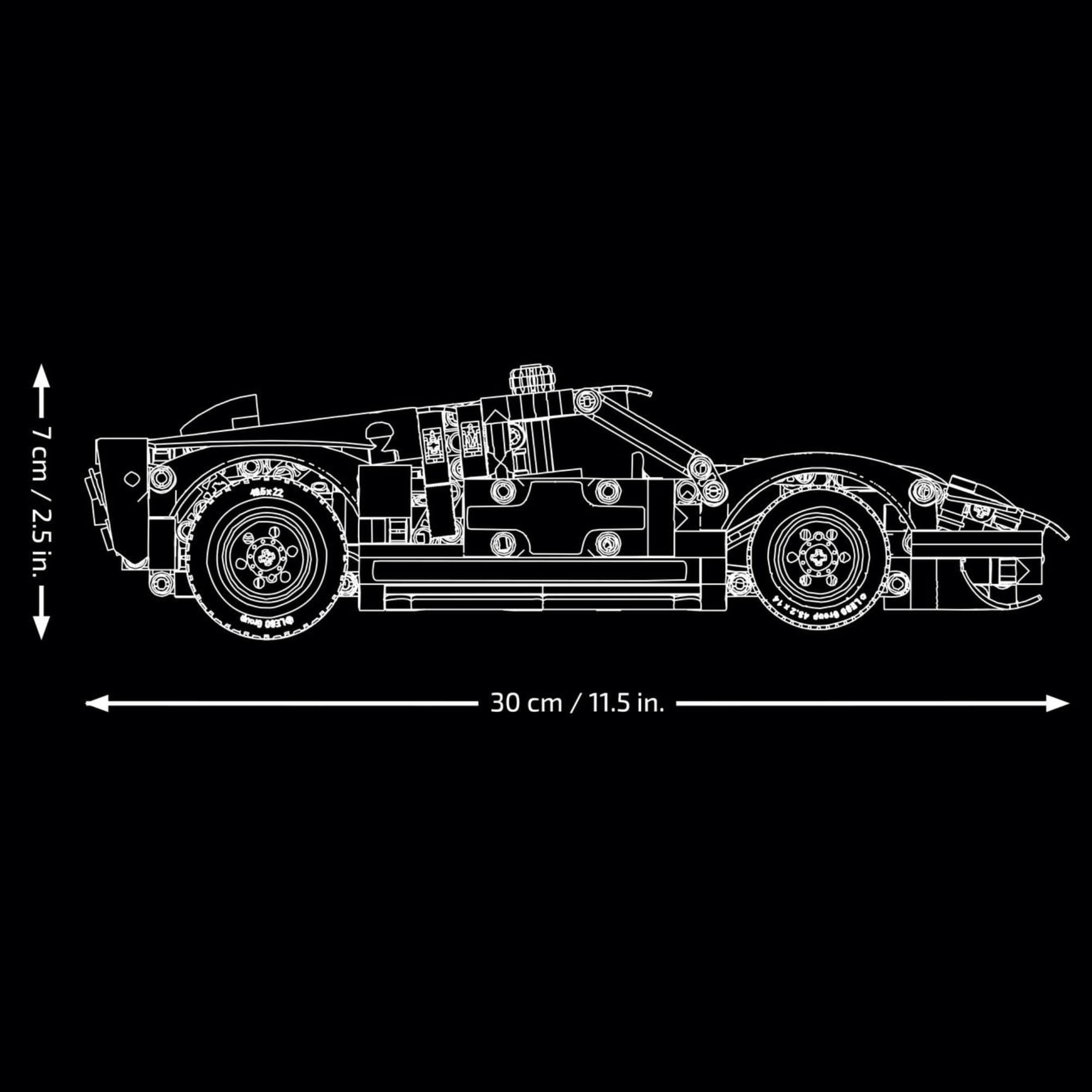 LEGO® Technic™ - Ford GT40 MKII de corrida de 1966