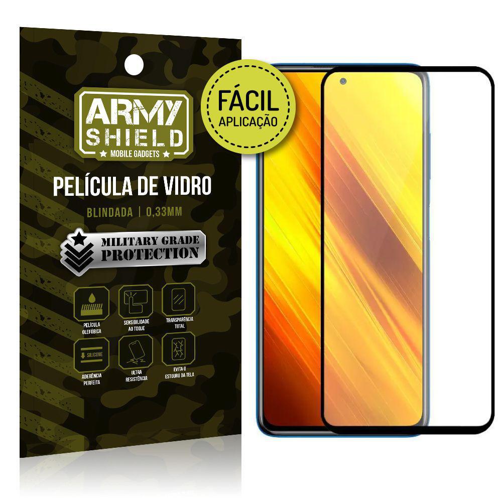 Miniatura Película De Vidro 3D Poco X3 Fácil De Aplicação - Armyshield