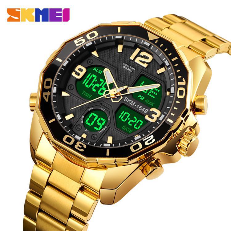Miniatura Relógio Masculino Skmei 1649 Anadigital Esporte Casual Luxo