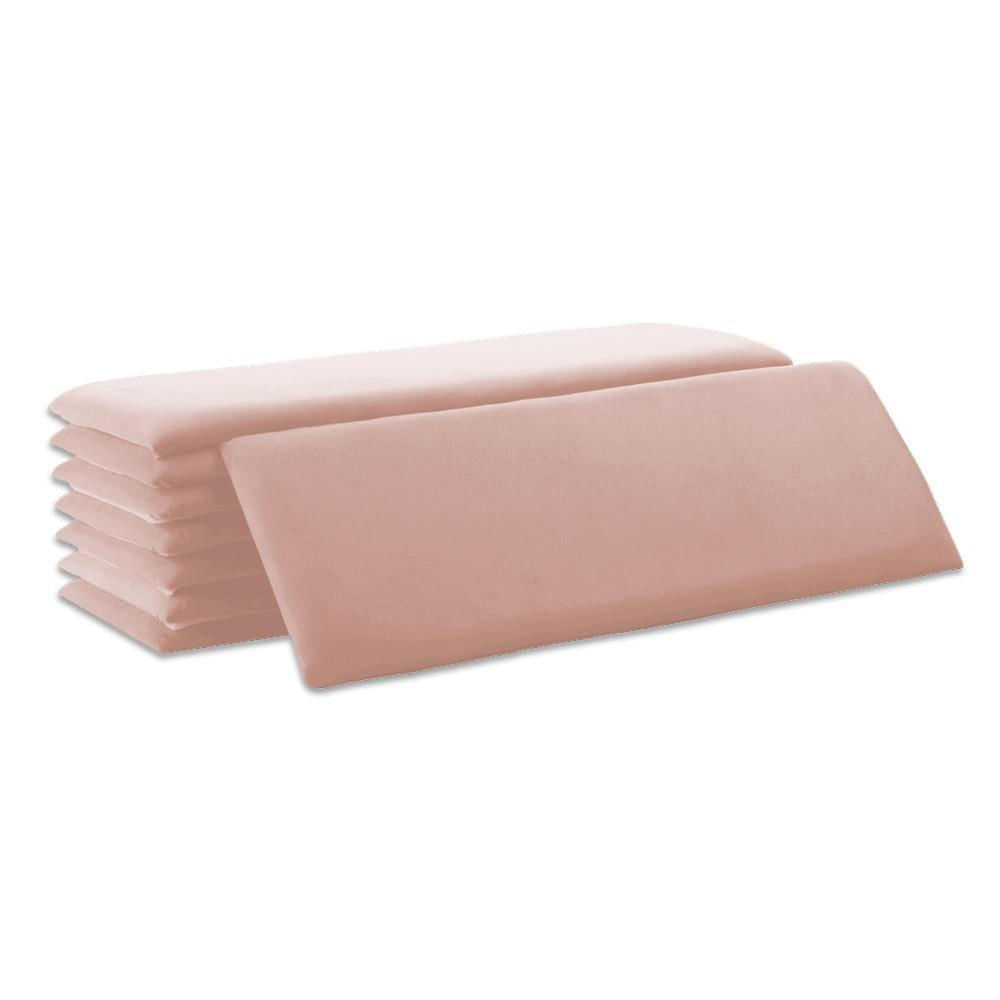 Miniatura Cama Box/Quenn Estofada Casal 1,60 X 0,60Cm Cabeceira Rosa