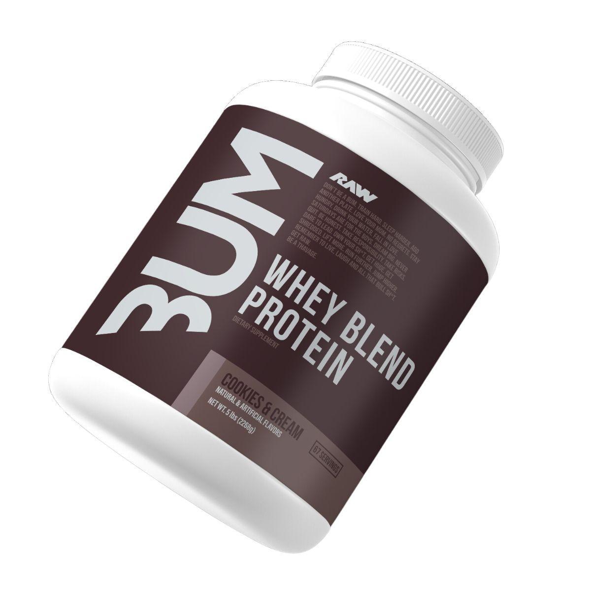 Miniatura 100% Whey Protein Raw Nutrition Isolada 2.2Kg Pó Cbum Blend