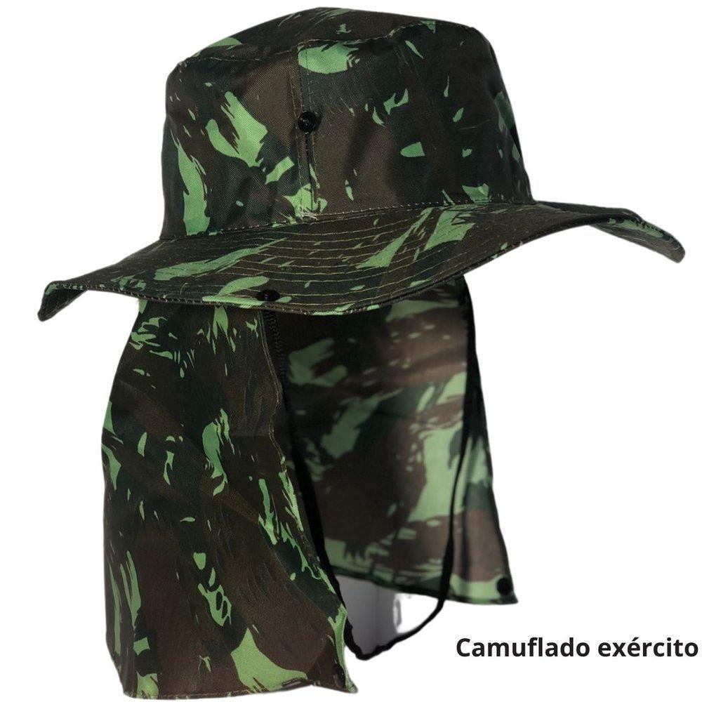Miniatura Kit 2 Chapéu Pescador Australiano Oem 100% Poliéster Tamanho Único Verde
