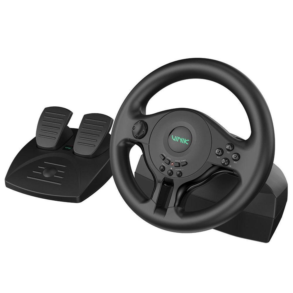 Volante Gamer Com Pedal Gw180 Vinik Para Pc - Ps4 - Xbox -