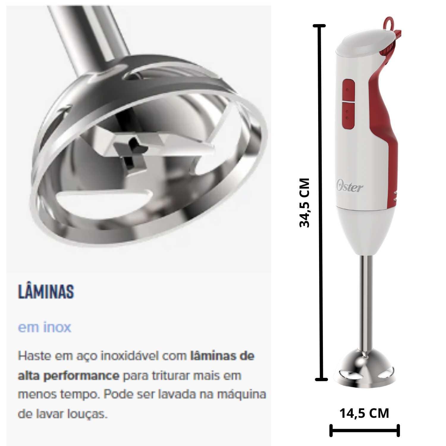 Mixer Processador Alimentos Batedor Liquidificador Portátil