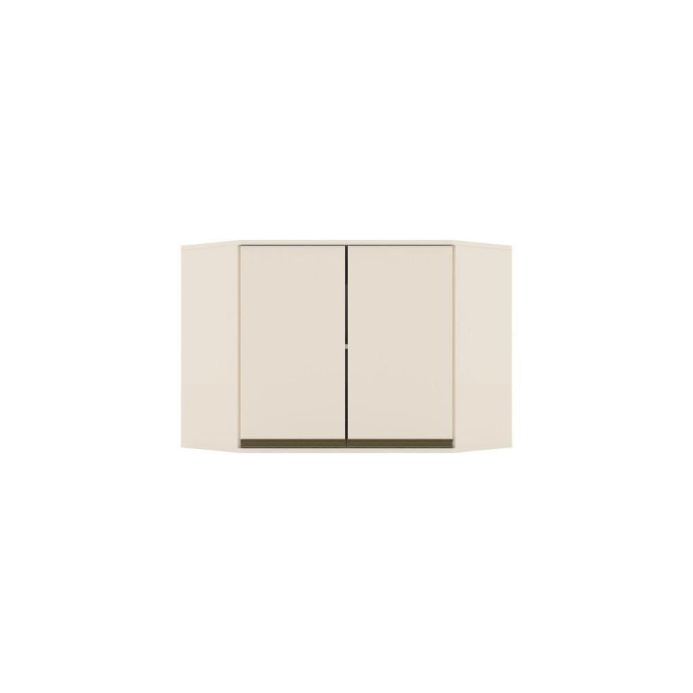 Miniatura Armário Aéreo Canto Oblíquo 2 Portas 79cm Connect Off White