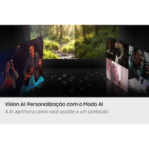 Miniatura Smart TV 65" 4K Samsung Neo QLED QN65QN70FAGXZD 120Hz AI Gaming Hub Processador NQ4 AI Gen2 Preta