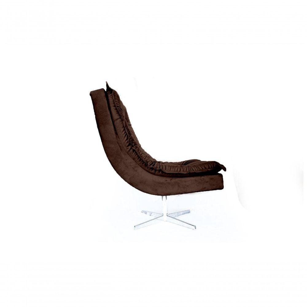 Poltrona Nilla Chaise Tecido Liso