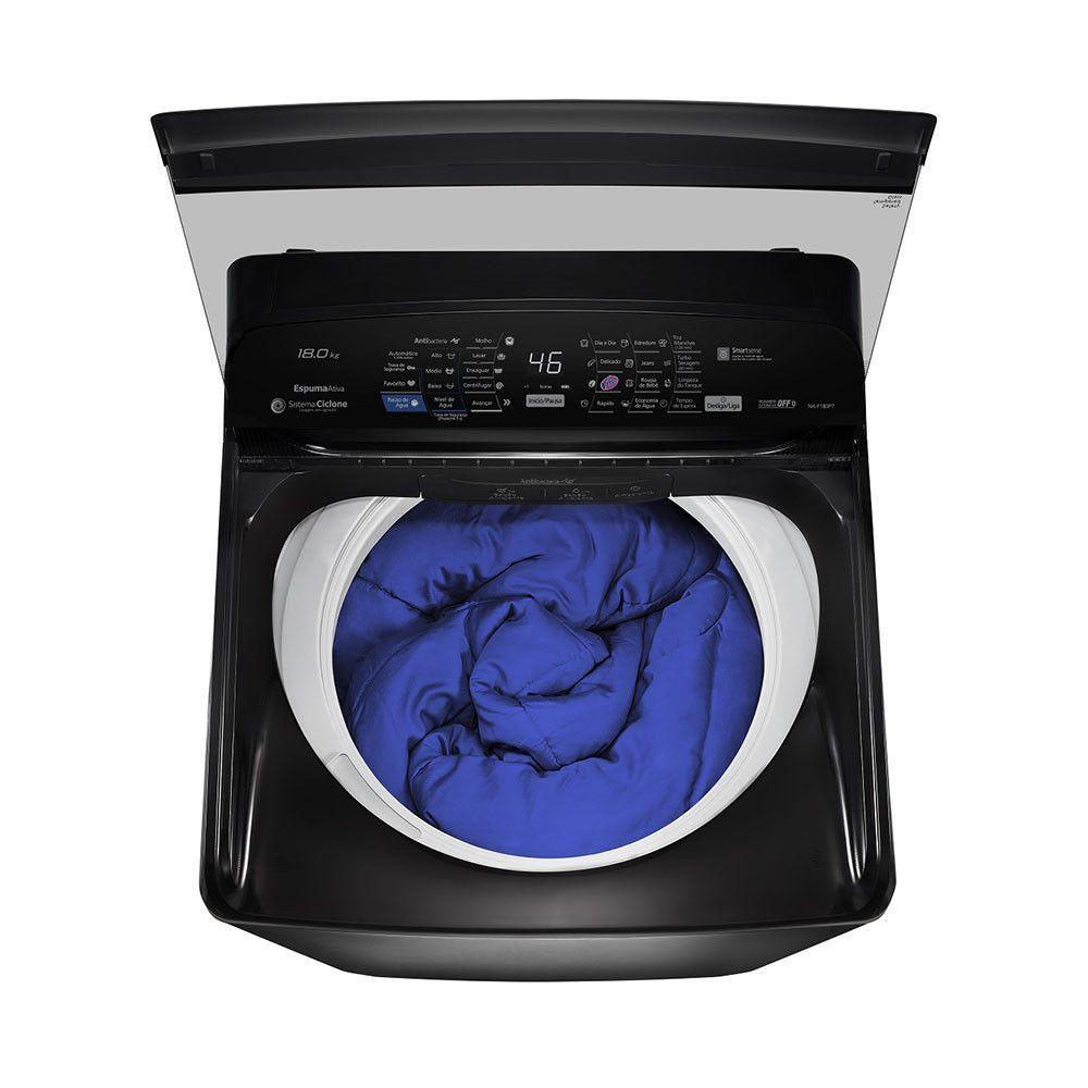 Maquina de Lavar Panasonic 18Kg Painel Digital NA-F180P7T Titanio 110V