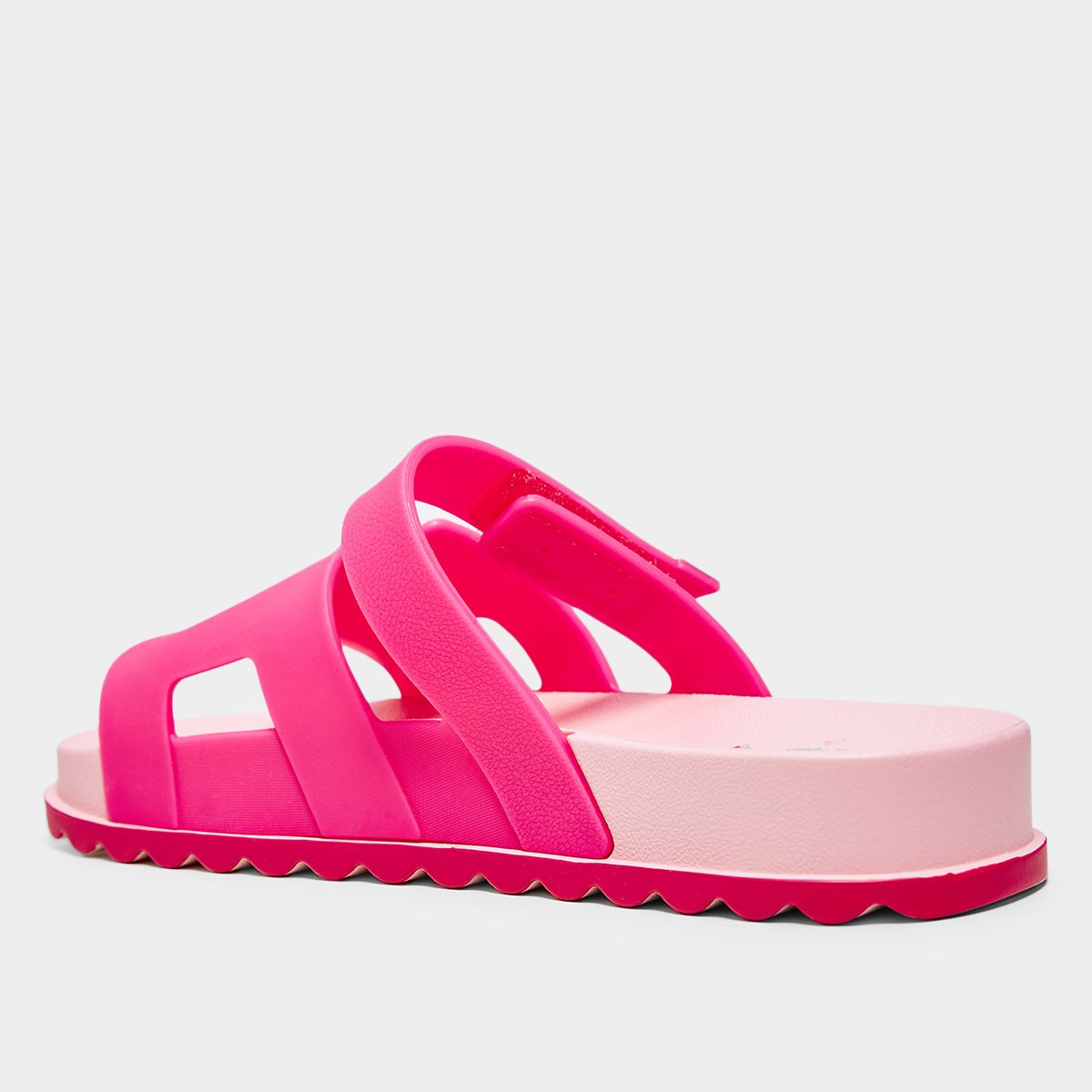 Miniatura Sandália Slide Infantil Grendene Barbie Glam Menina Rosa - 28