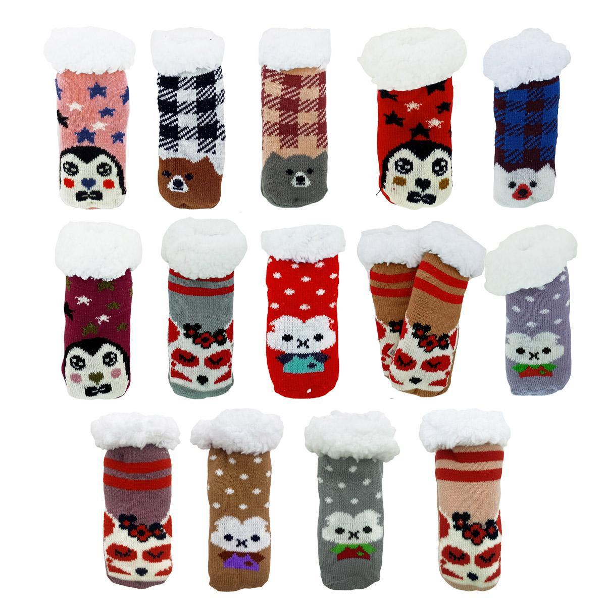Kit Inverno Meias Térmicas Forradas Com Luvas Quentinhas