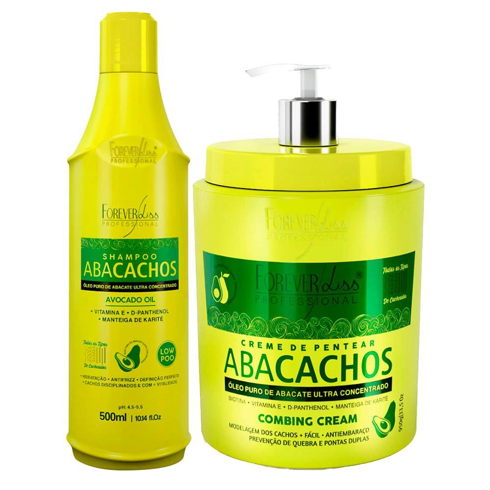 Miniatura Kit Forever Liss Abacachos Shampoo + Leave-In Antifrizz 950G