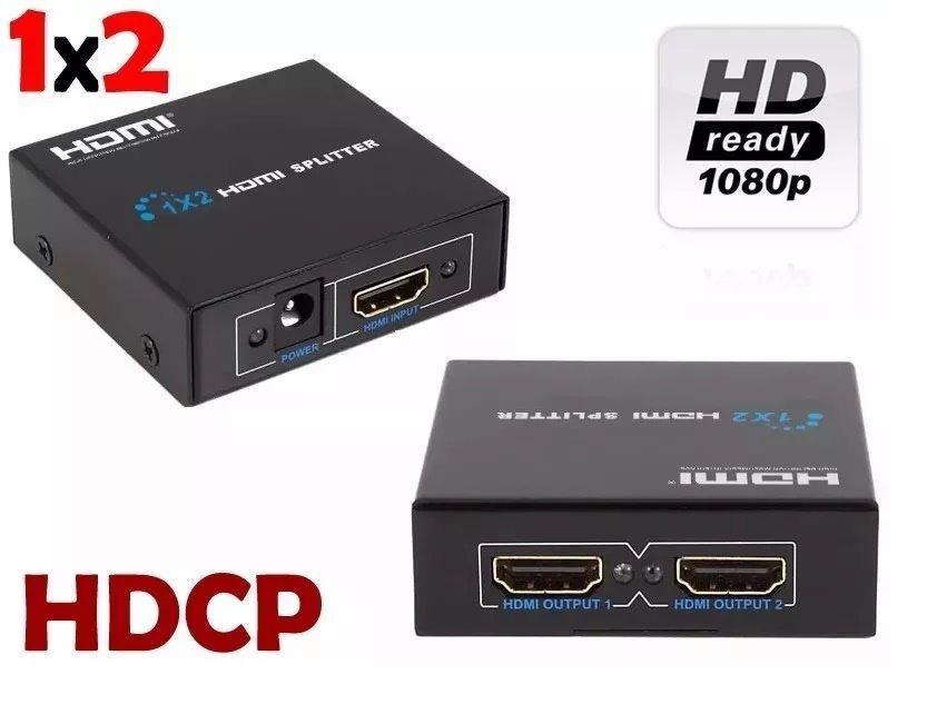 Splitterswitch Divisor Hdmi 1 Entrada 2 Saídas Full Hd 1080P