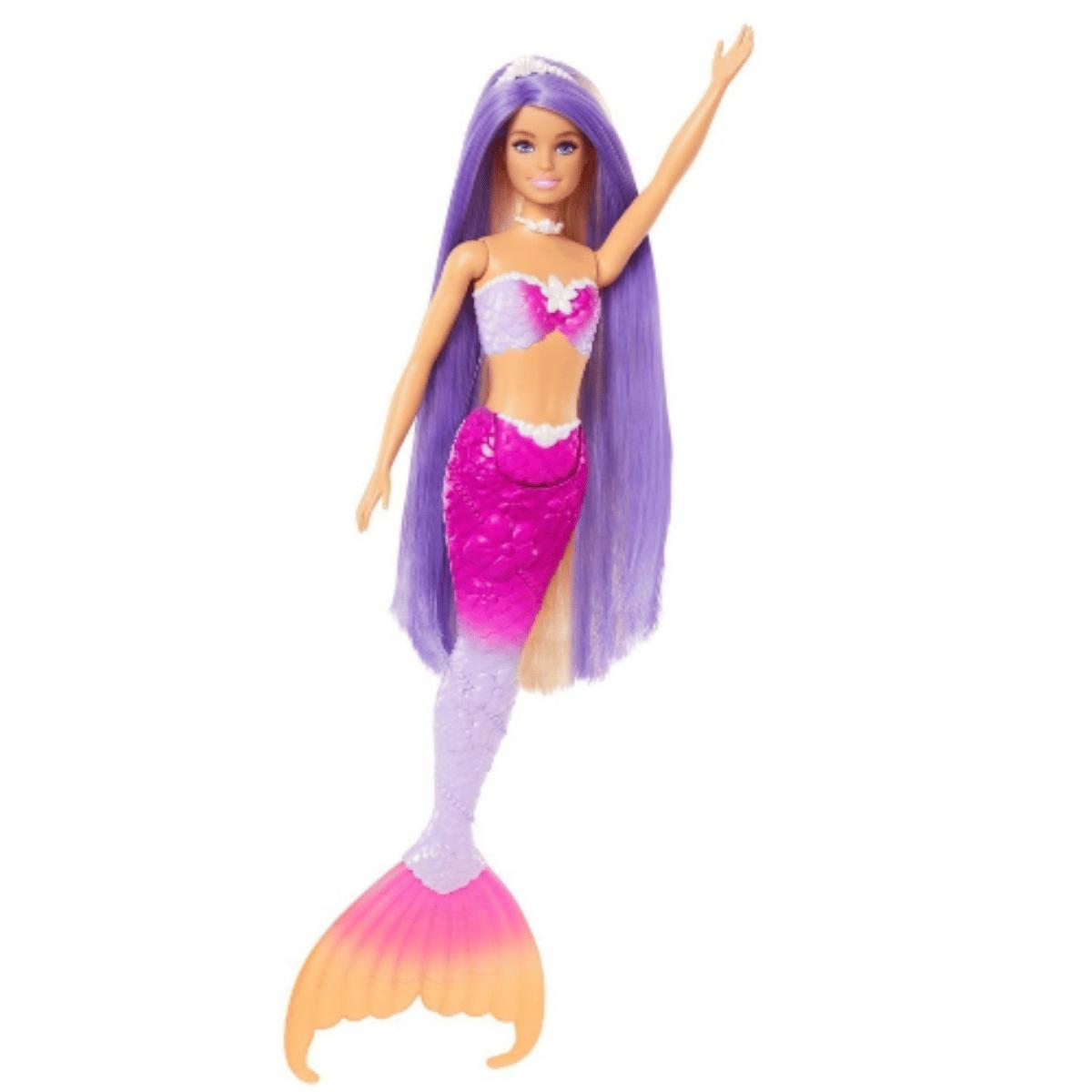 Boneca Barbie Sereia Cores Mágicas Color Change 3+ Mattel