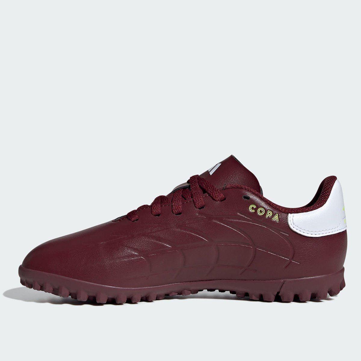 Miniatura Chuteira Society Infantil Adidas Copa Pure 23 Club Vermelho+Branco - 26