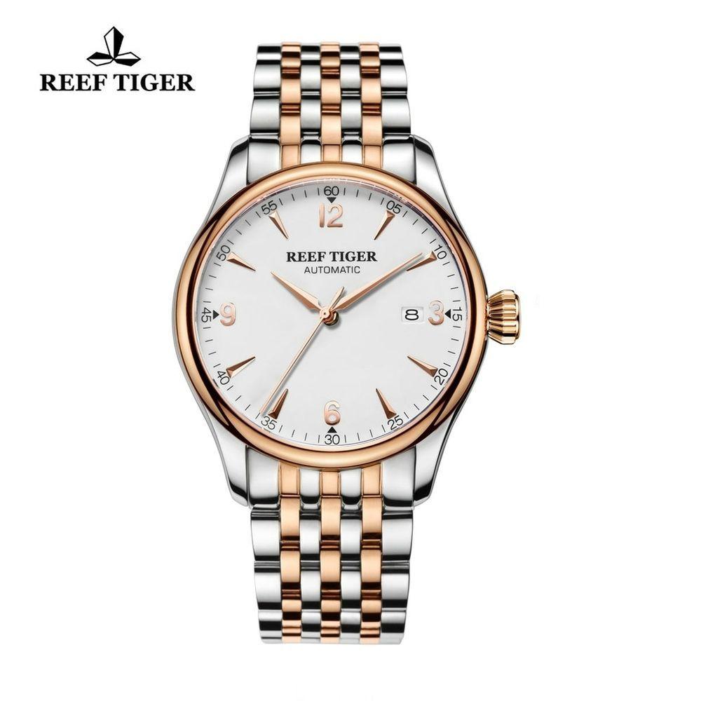 Relógio Masculino Reef Tiger Rga823g-yly à Prova D'água Bronze