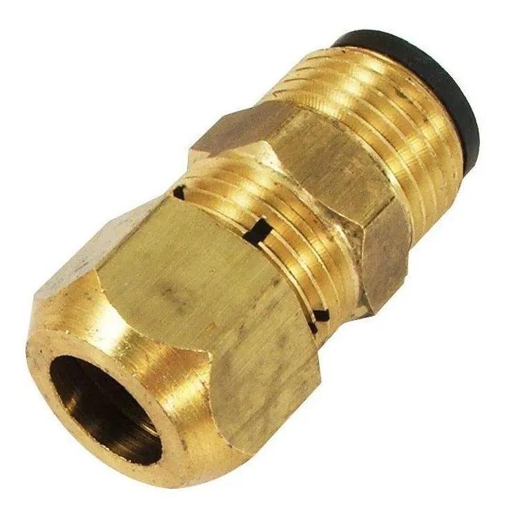 Miniatura Mangueira Cobre Tombak Gás Fogão Cooktop 80Cm + Adaptador