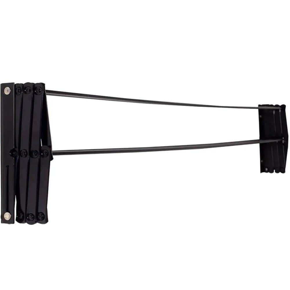 Miniatura Varal Sanfonado Aço 1 M x 46 CM Preto 006020 MOR