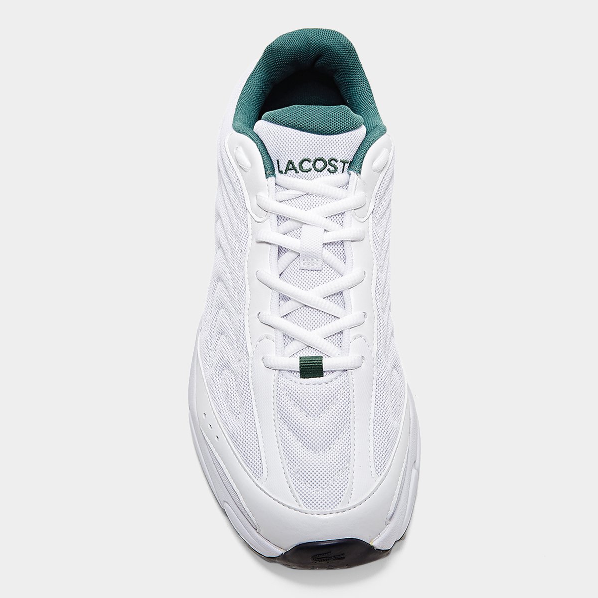 Miniatura Tênis Lacoste Storm 96 2K Lite Masculino Branco+Verde - 38
