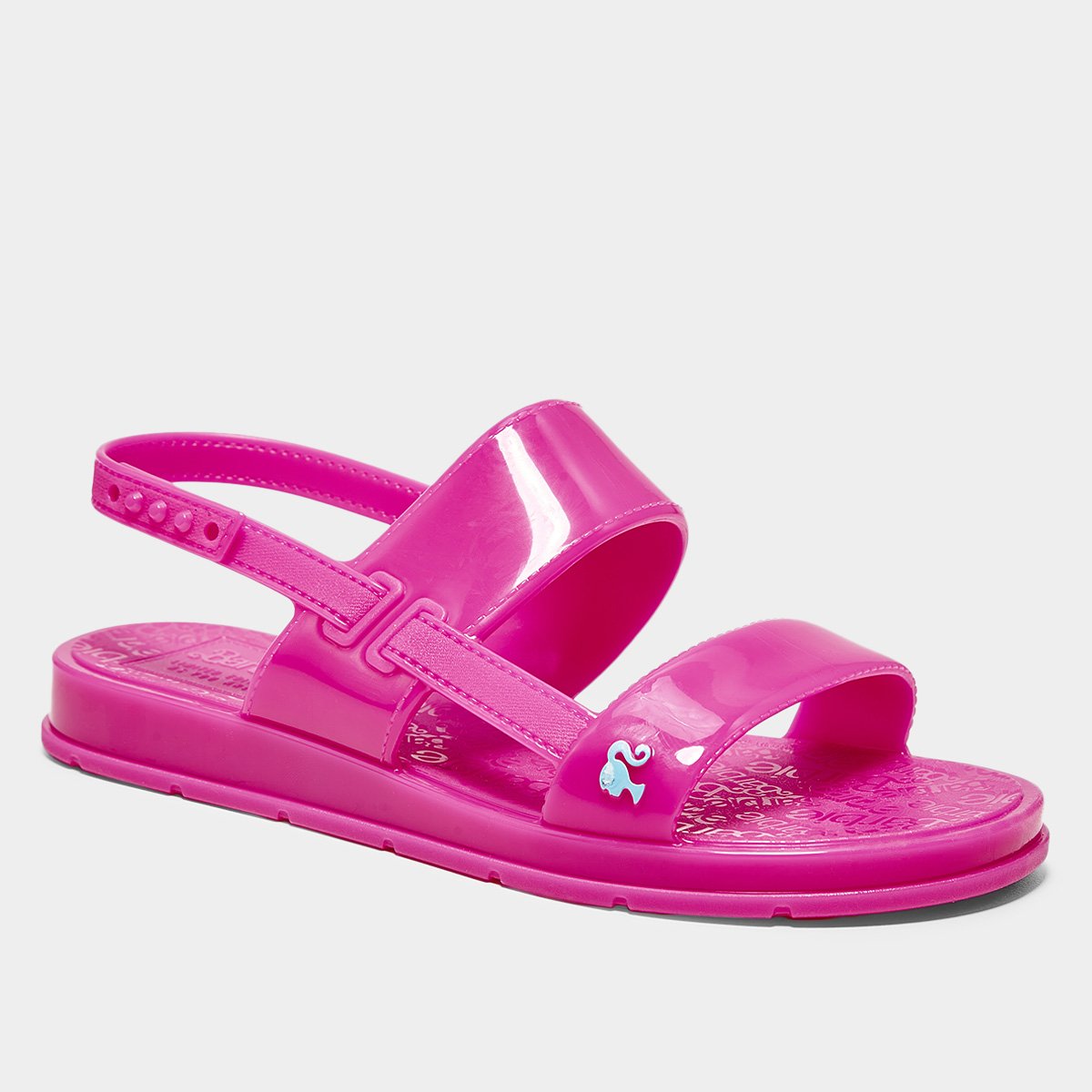 Miniatura Sandália Infantil Grendene Kids Barbie Color Mochila Menina Rosa - 30