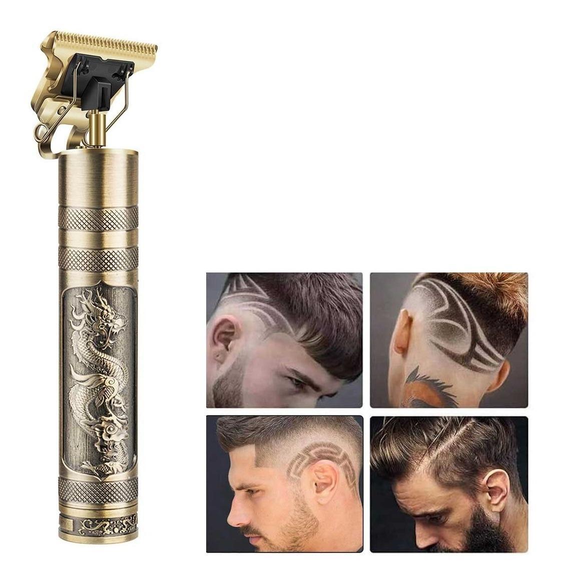 Miniatura Máquina de Cortar Cabelo Dragon - Aço Carbono - Bivolt