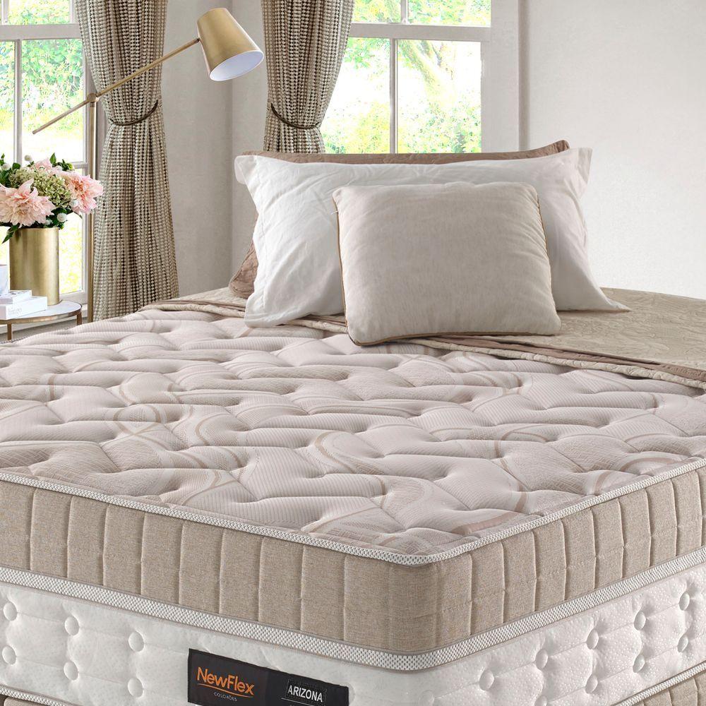 Miniatura Colchão Queen Molas Ensacadas 158x198 Arizona Newflex Duplo Molejo