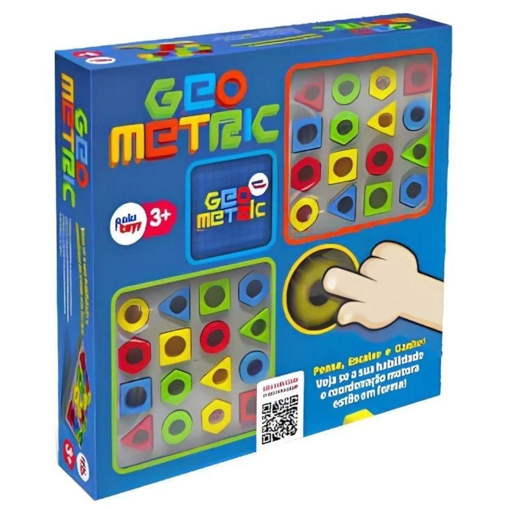 Jogo Pedagógico Geometric Com Campainha