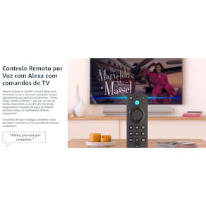 Fire TV Stick Amazon com Alexa e Controle Remoto Full HD - 2021