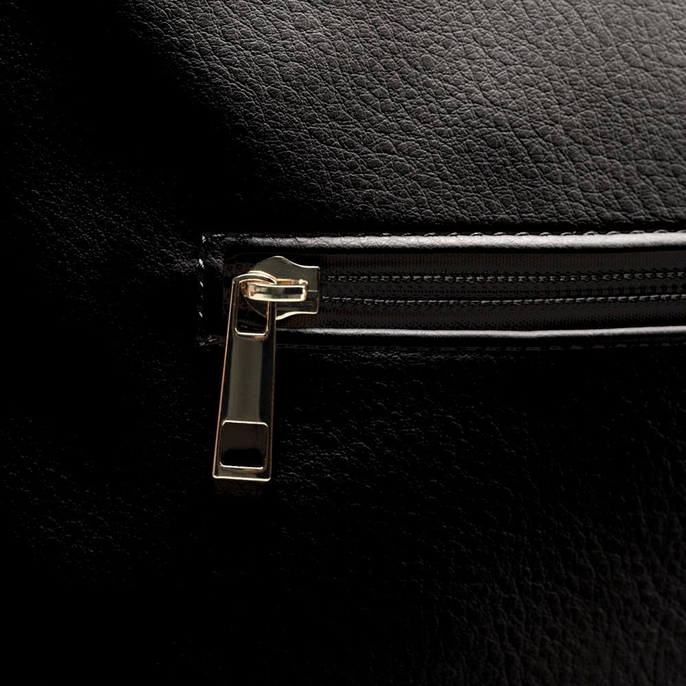 Miniatura Bolsa Feminina Mini Baú Rebite Preta Preto - P