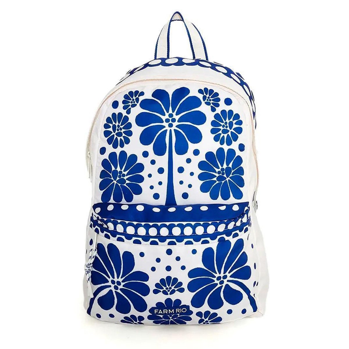 Miniatura Mochila Farm Xodó Azul+Branco