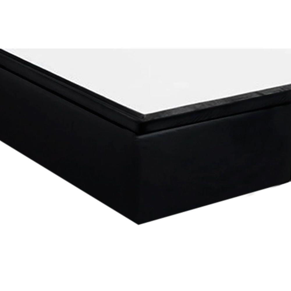 Miniatura Cama Box Baú Casal Universal Courano Black (138x188x35) - Costa Rica