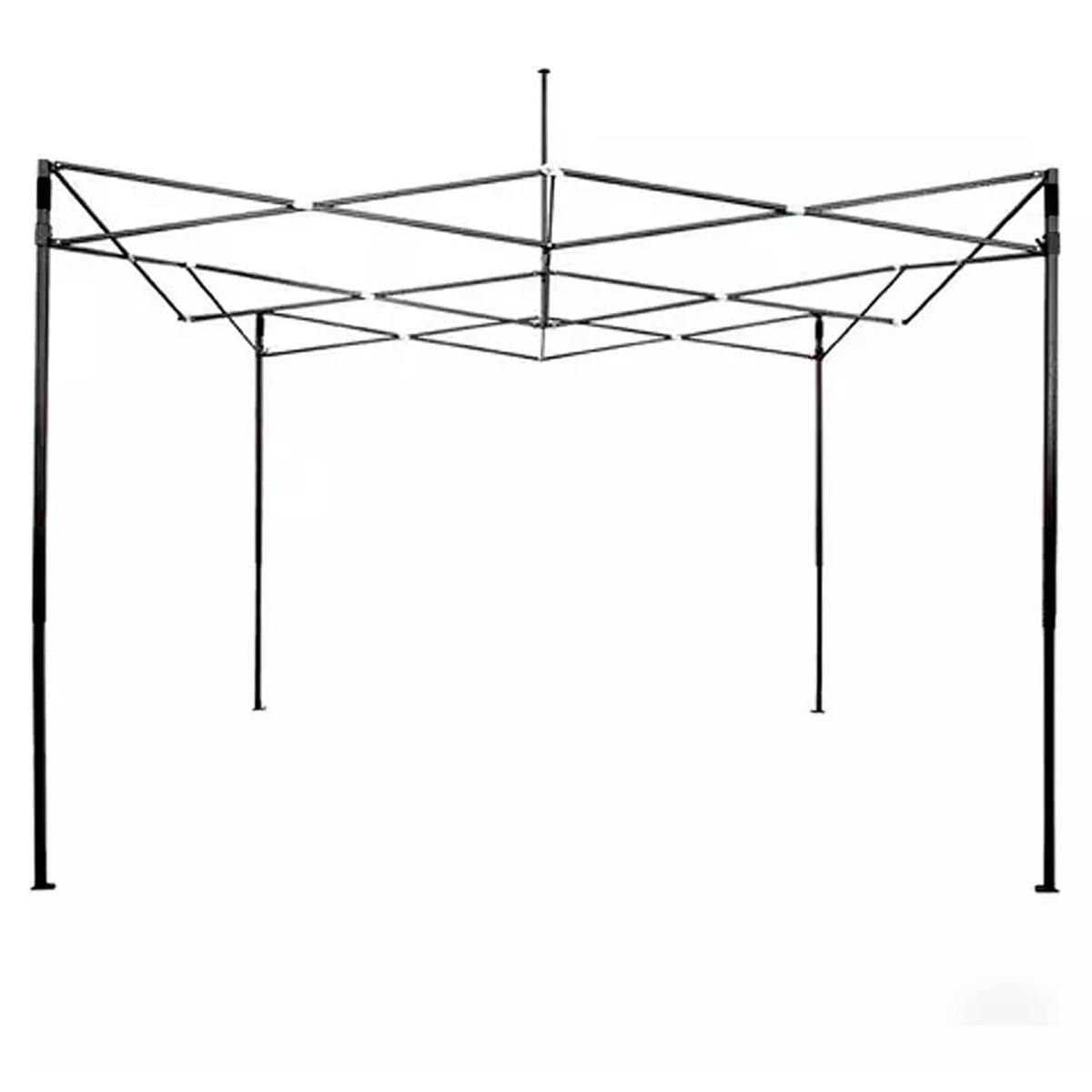 Miniatura Tenda De Praia 3X3 Sanfonada Impermeável Barraca Azul