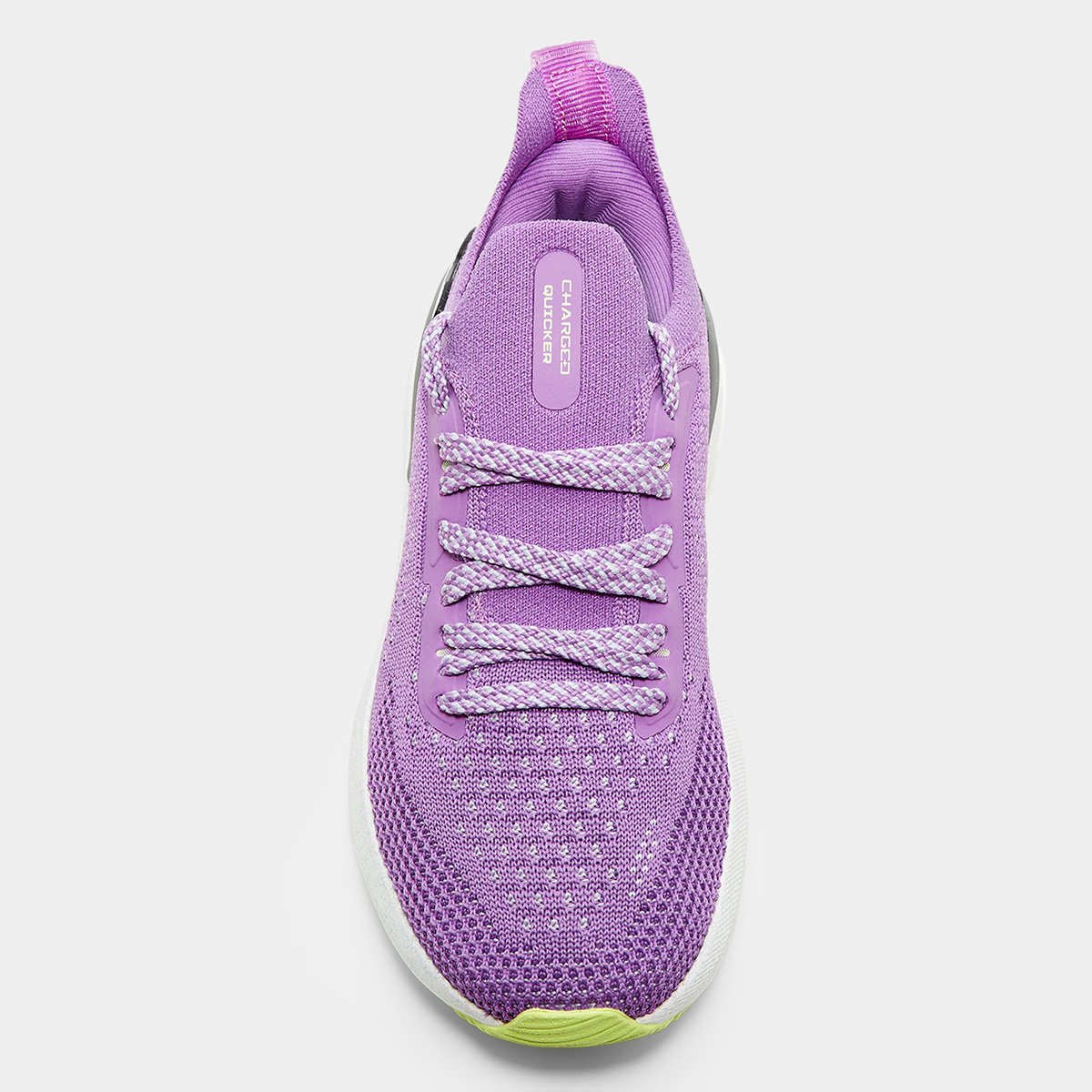 Miniatura Tênis Infantil Under Armour BGS CH. Quicker Menina Roxo+Branco - 30