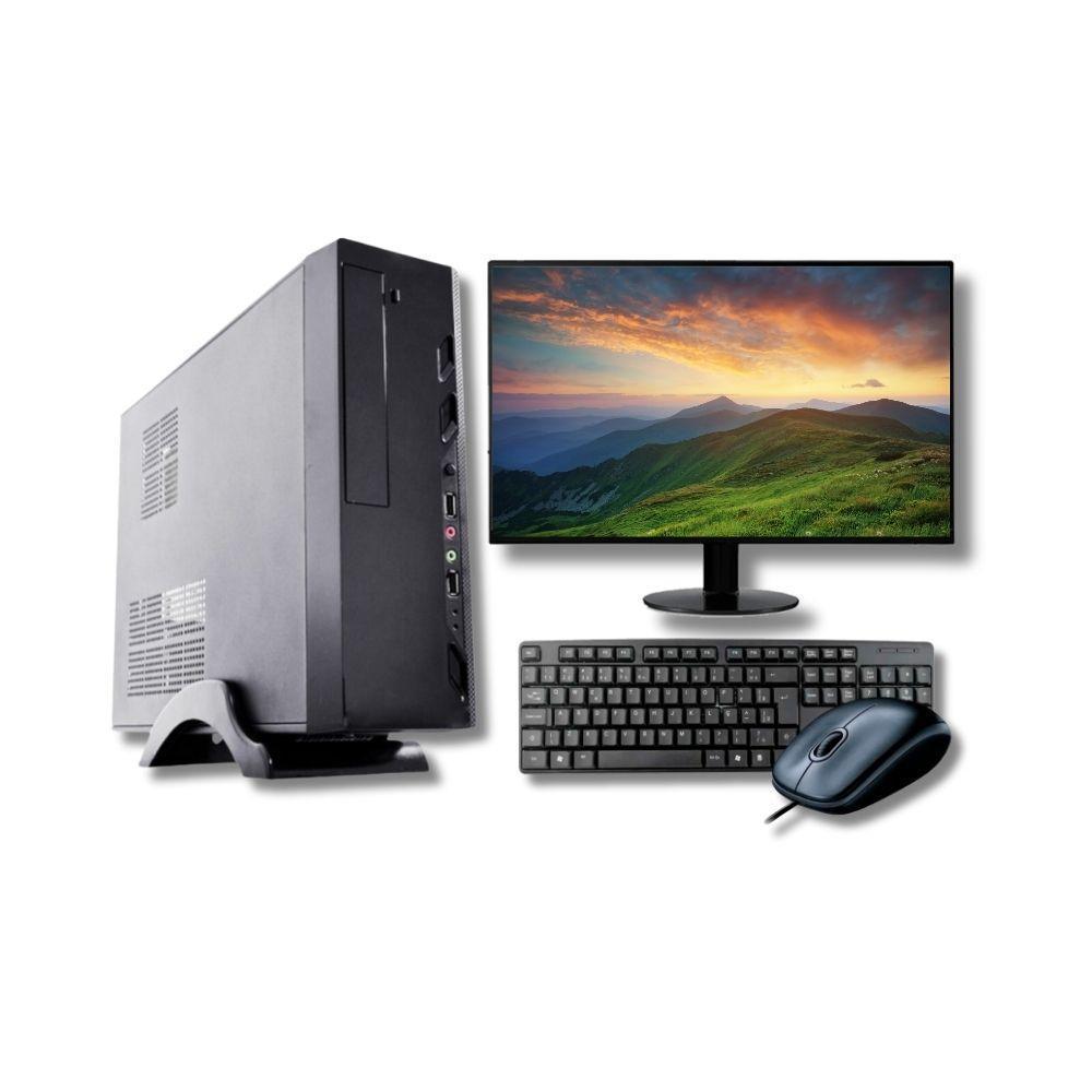 Miniatura Pc Completo Premium Intel I5,16Gb Ram, Monitor Hd, Ssd 240Gb