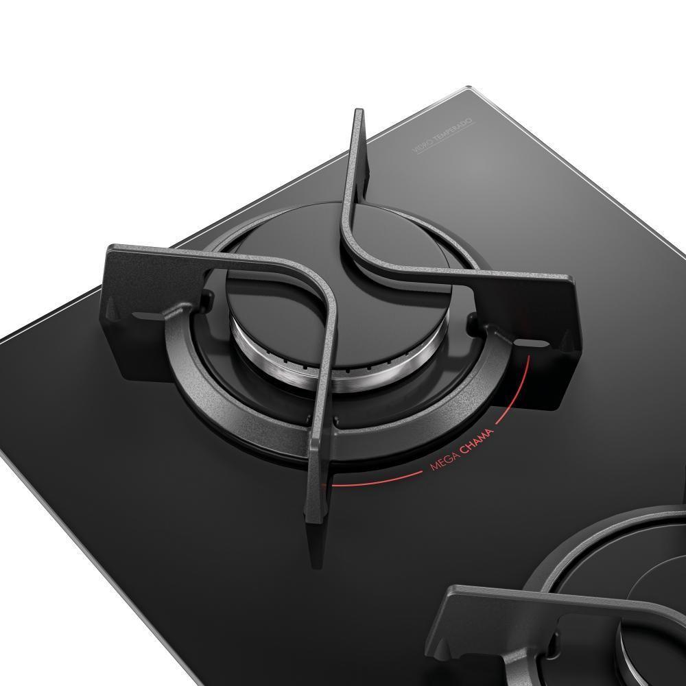 Miniatura Cooktop 2 Bocas Com Mesa De Vidro Dako Supreme Bivolt
