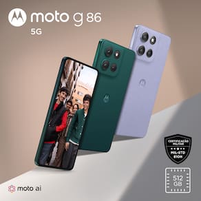 Smartphone Motorola Moto G86 5G Tela 6,7” 1.5K pOLED 512GB Câmera Sony 50MP Lilás