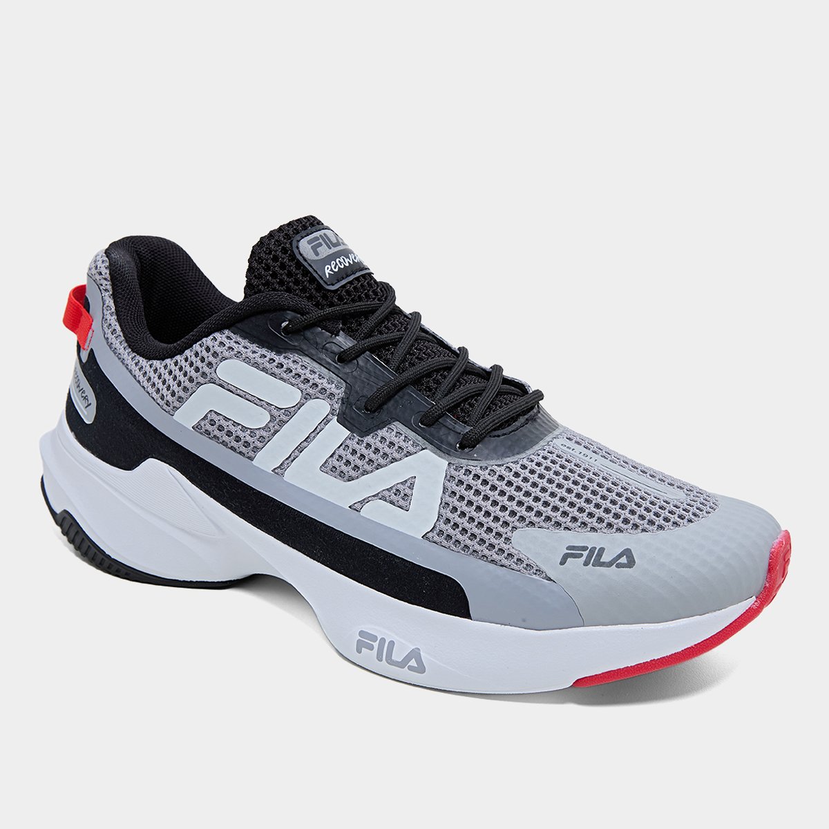 Miniatura Tênis Fila Recovery Masculino Chumbo+Preto - 39