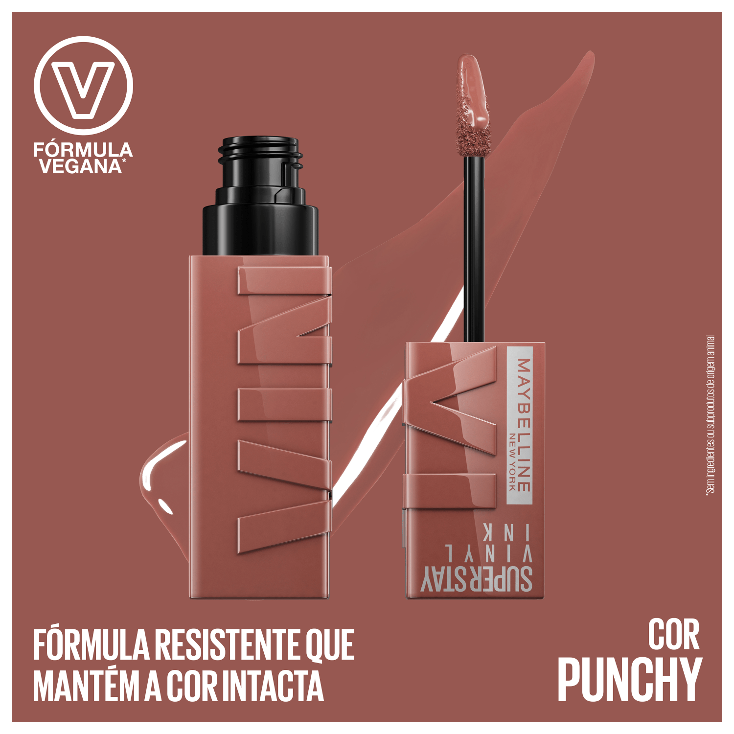 Miniatura Maybelline Superstay Vinyl Ink Punch - Batom Líquido 4,2ml