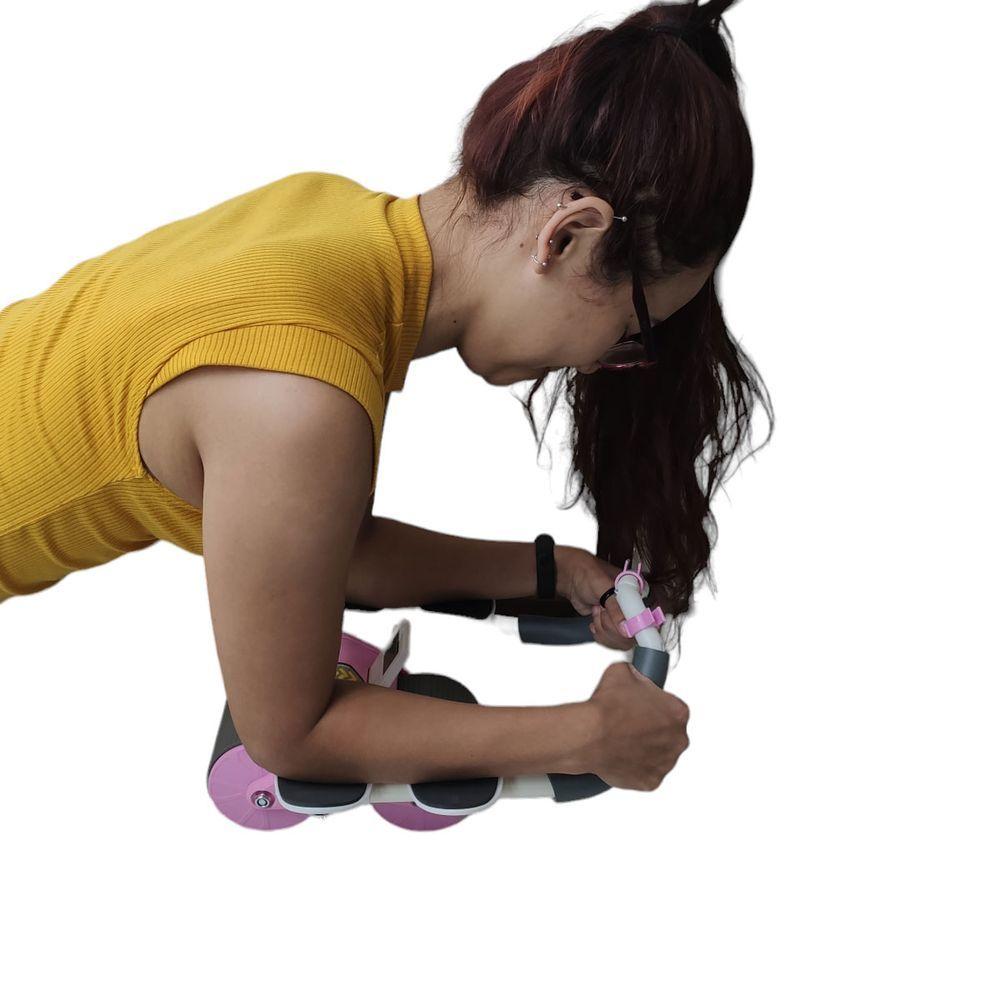 Rolo Abdominal Exercicio Roda Musculaçao Lombar Braço Abdomen Costas Academia Treino Fortalecimento