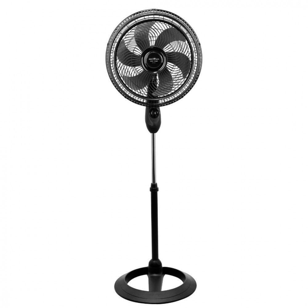 Ventilador Britânia Bvt450 40cm 6 Pás 3 Velocidades 160w Bvt450 40cm Preto 220 V