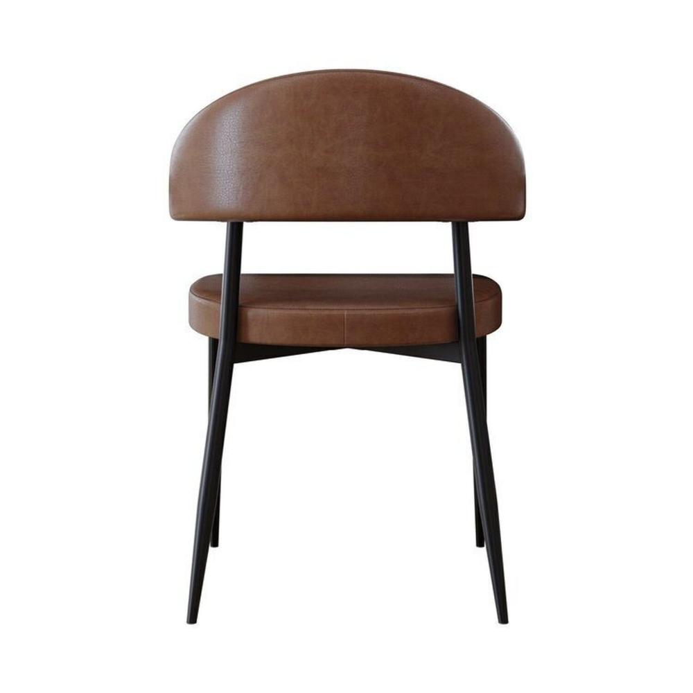 Conjunto Sala de Jantar Mesa Elegance com 6 Cadeiras Bless Marrom/Whiskey